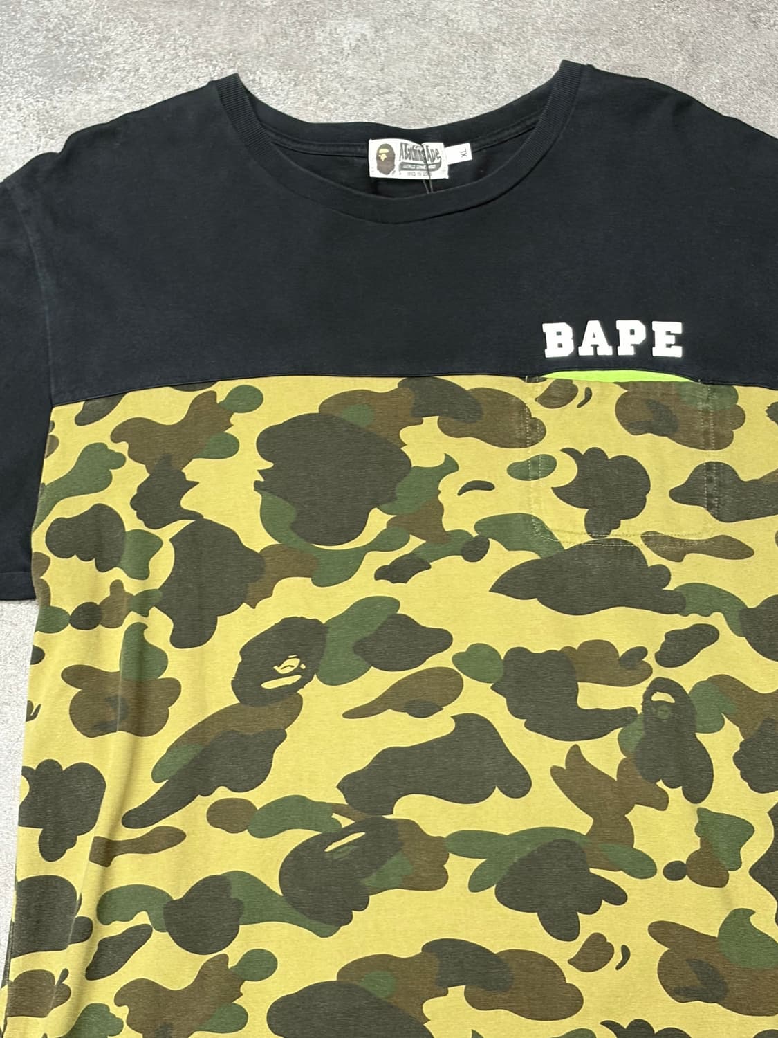 00s A BATHING APE 베이프 카모 반팔 티셔츠 상품이미지2