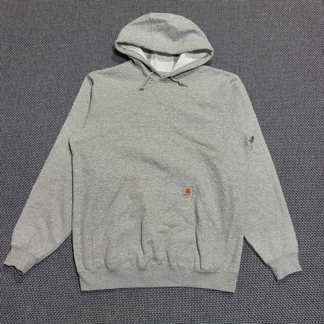 칼하트 로고 후드 그레이 (M/100) 상품이미지1