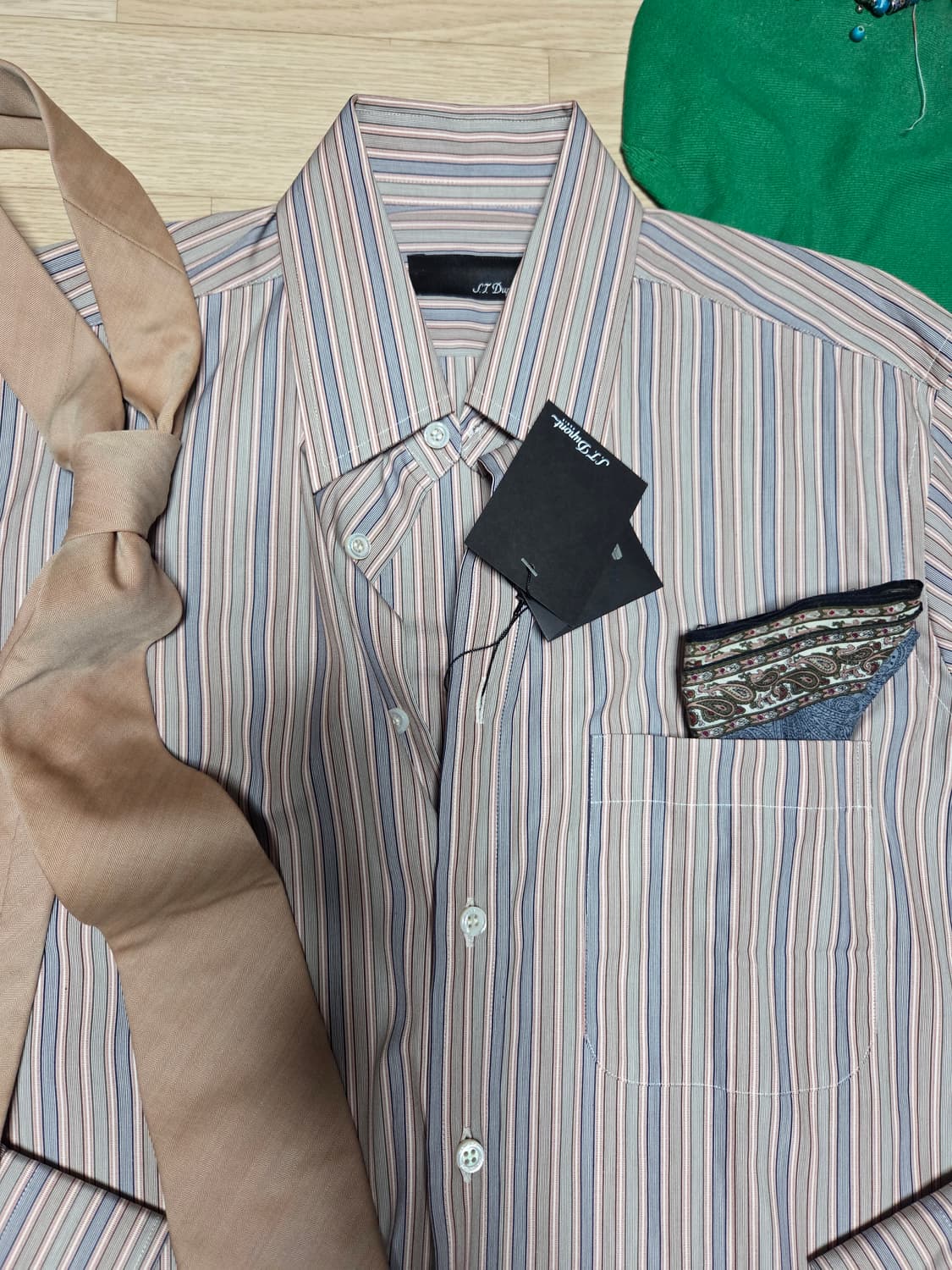 (새상품)(made in Italy)듀퐁 Dupont 셔츠 남방 스트라 상품이미지1