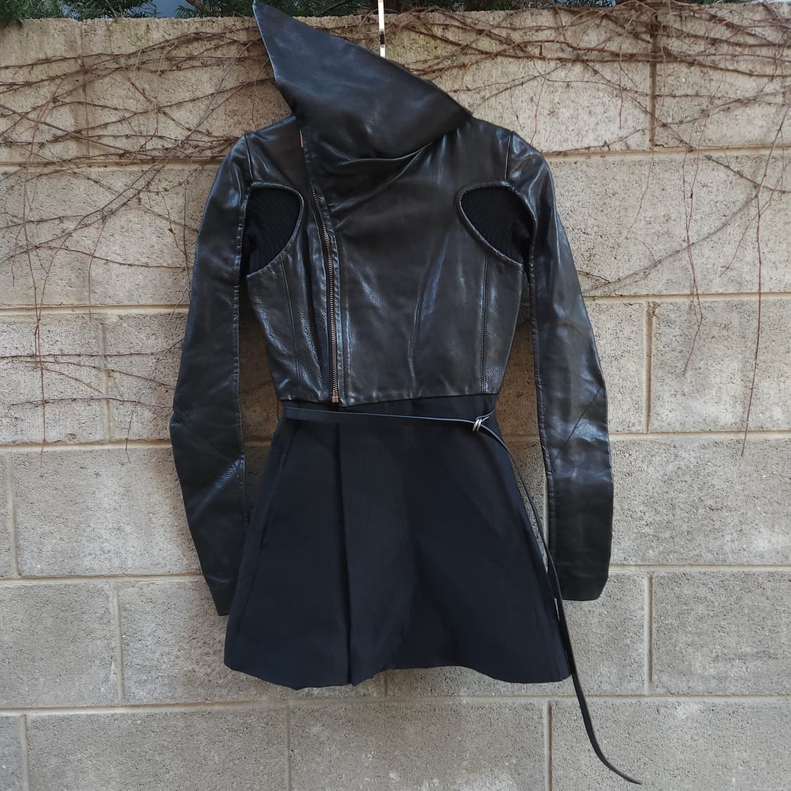 [38] 2010ss 릭오웬스 레더 드레스 자켓 상품이미지1