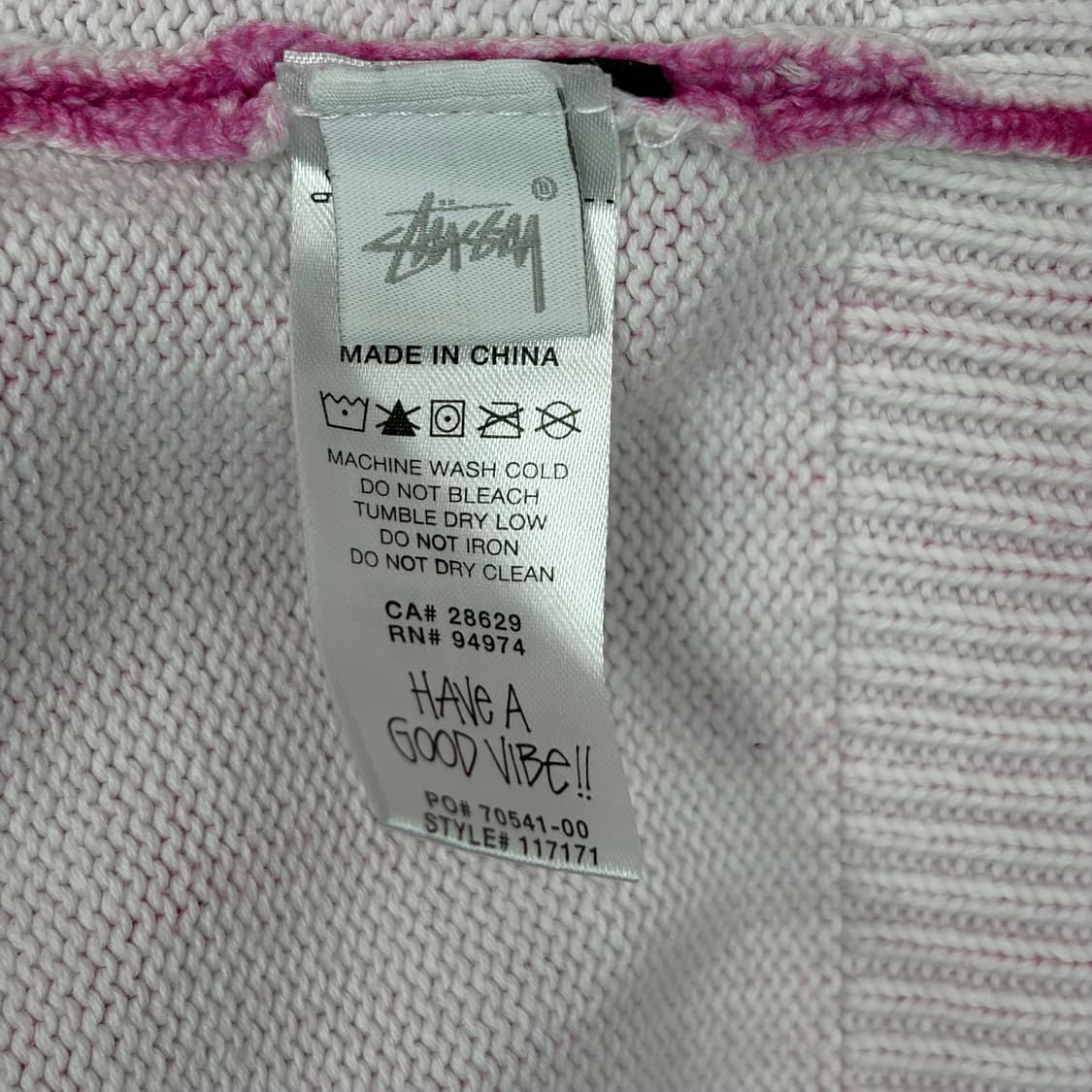 스투시 퍼 프린팅 니트 티셔츠 상품이미지6