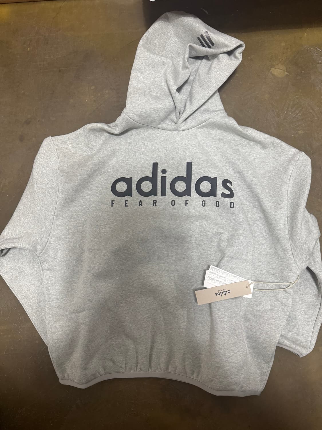 아디다스 Athletics Fear of God 후드티 L 새상품 상품이미지3