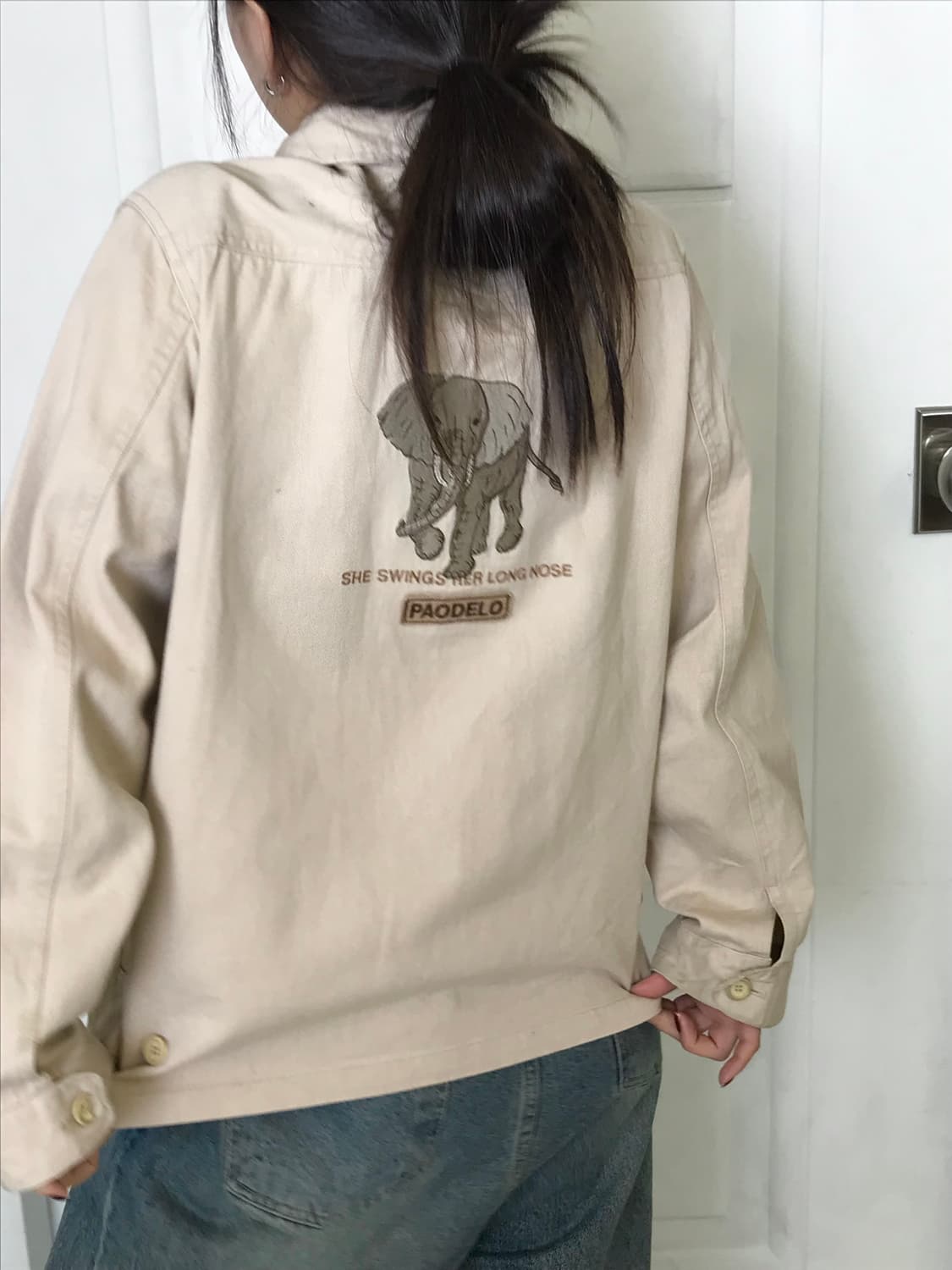 Paodelo 코끼리 워크 자켓 상품이미지1