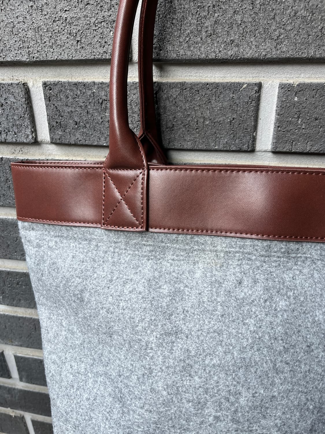 00s Courreges 꾸레쥬 울 숄더백 상품이미지8