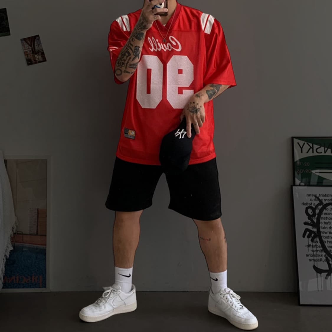 럭비 져지 레드 (XL~XXL) 상품이미지1