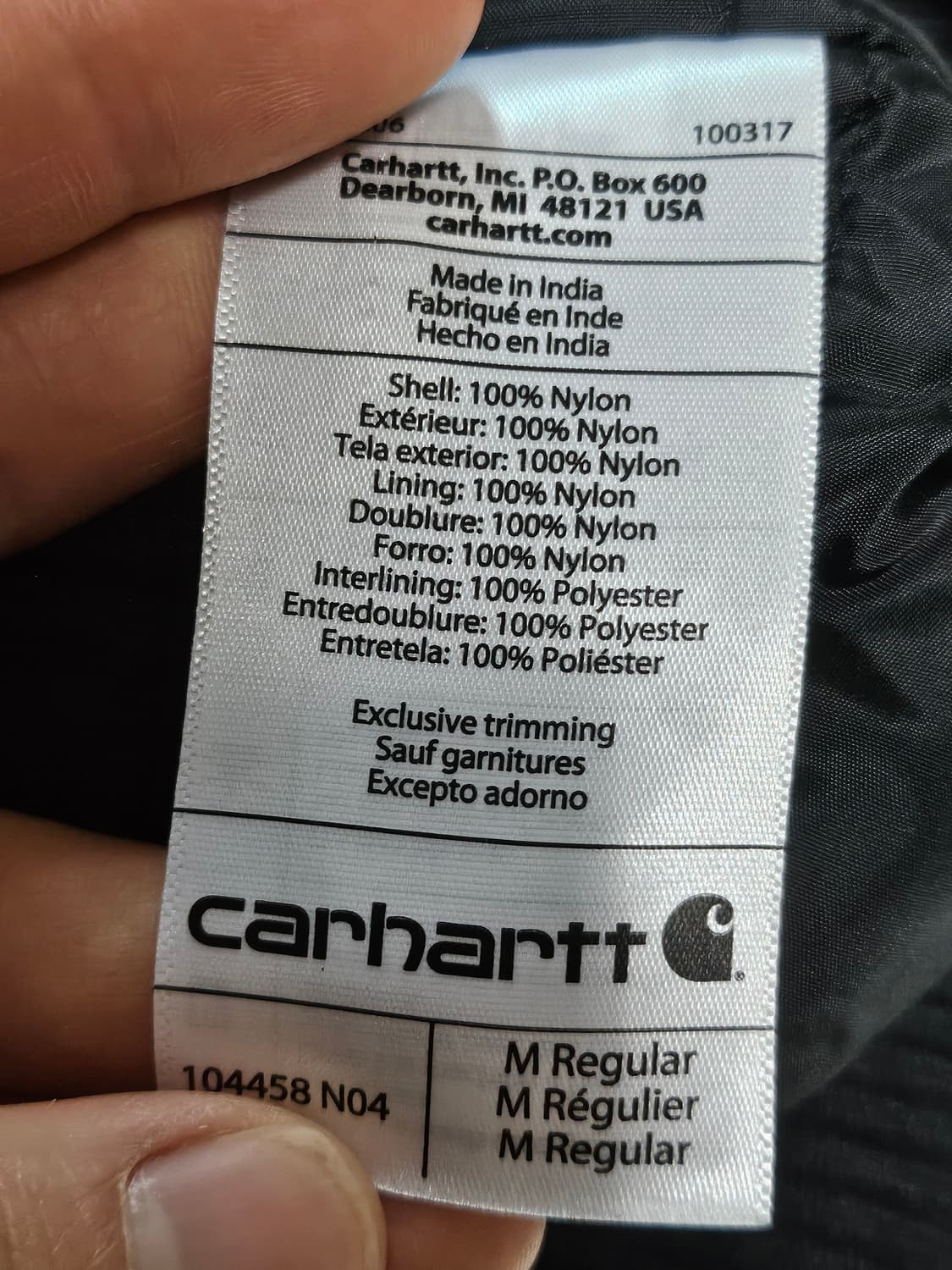 칼하트 유콘 익스트림 액티브 자켓 블랙 M 상품이미지5