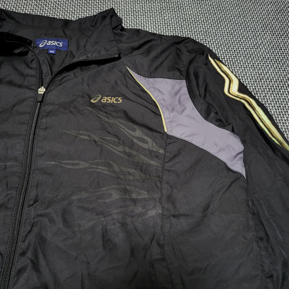 아식스 올드스쿨 바람막이 자켓 블랙 (100) 상품이미지2
