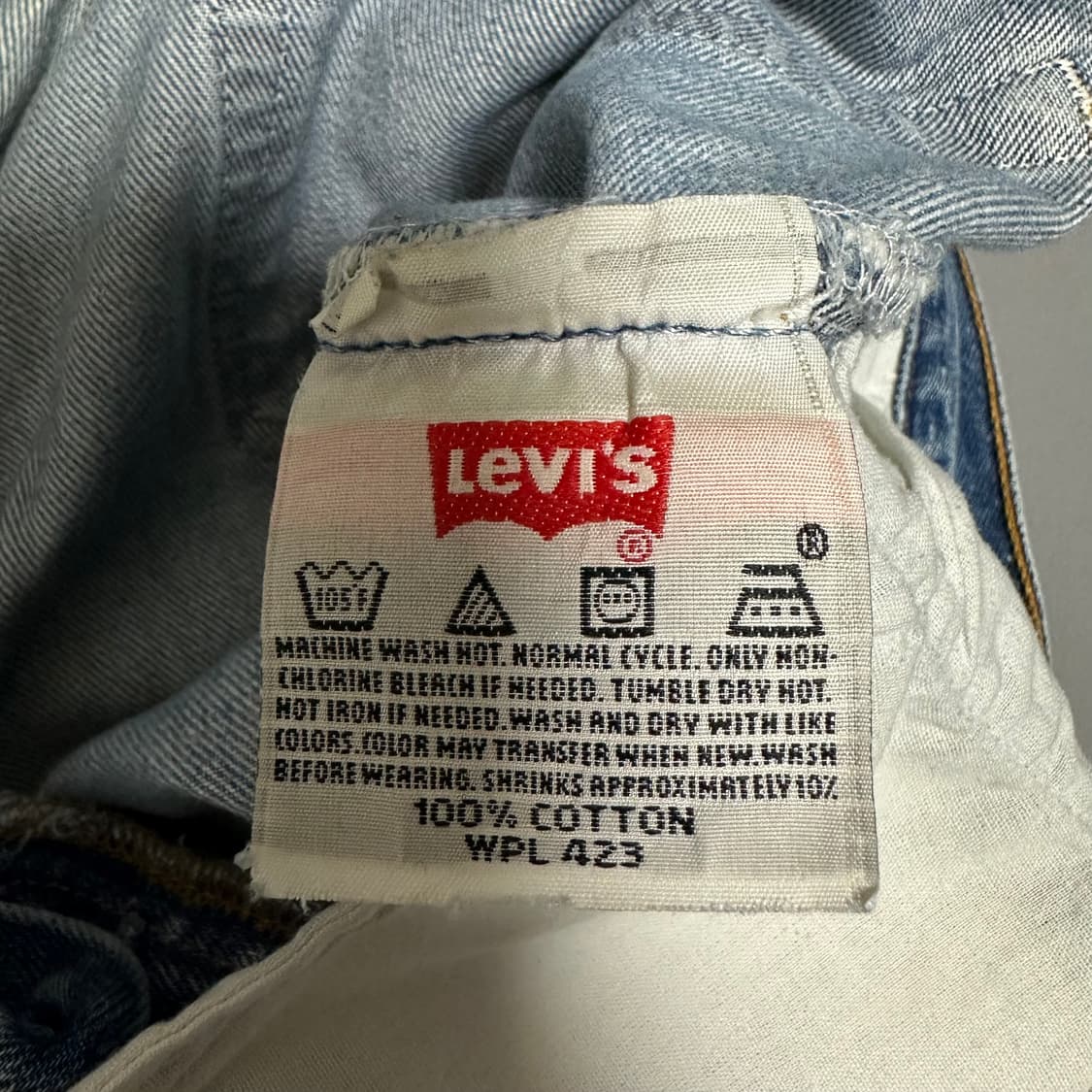 [33인치]리바이스 501 00s 발렌시아 USA 데님 상품이미지9