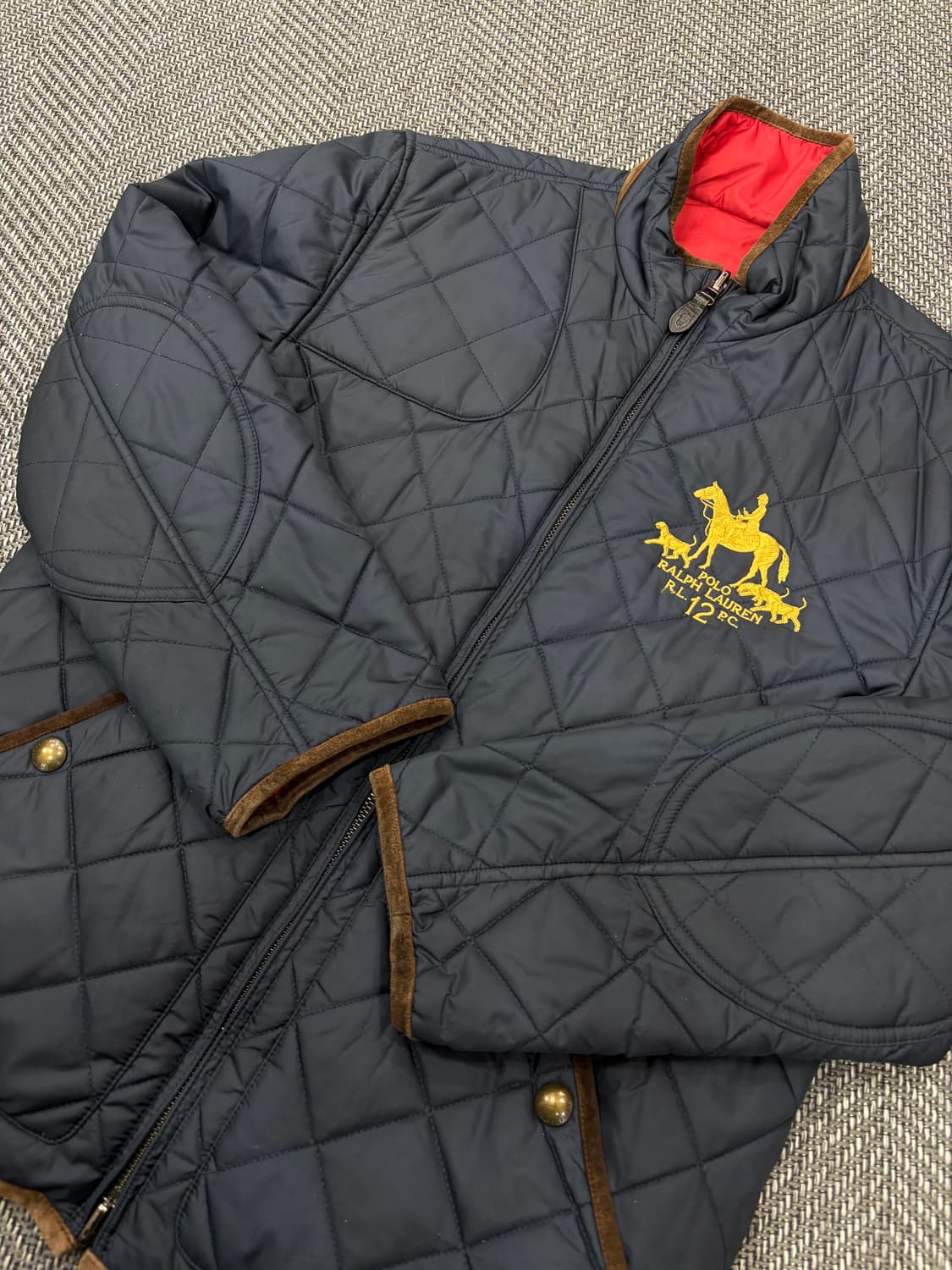 폴로랄프로렌 경량패딩 네이비 양면m 상품이미지3