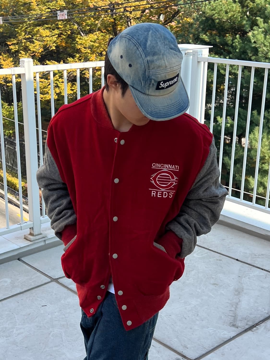 빈티지 바시티 자켓 상품이미지2