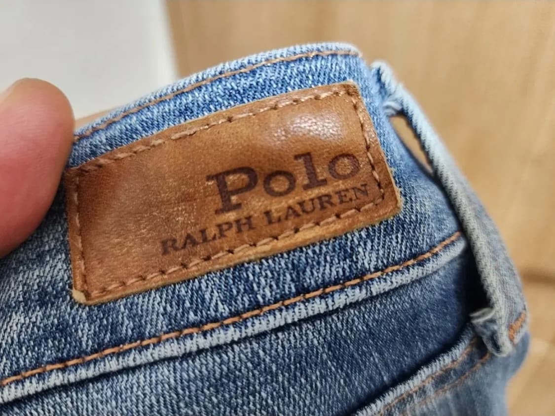 (27)여성 폴로랄프로렌 컷팅 데님 팬츠 상품이미지4