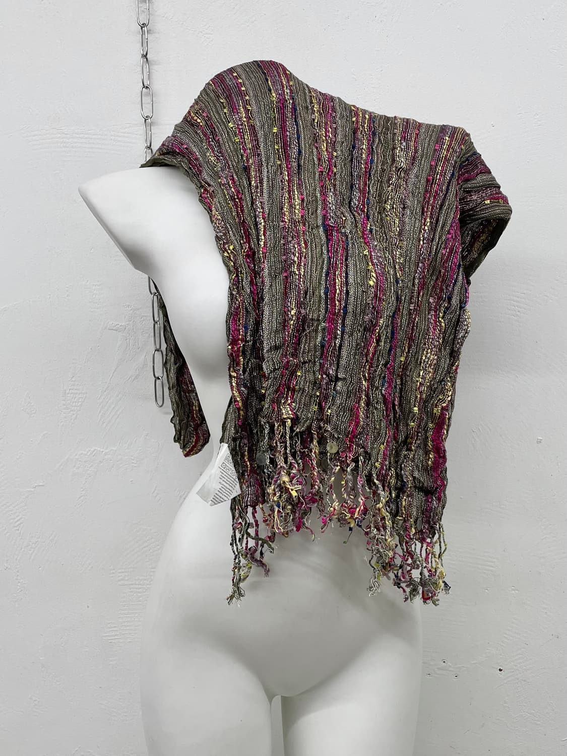 히피 에스닉 글리터 수술 머플러  상품이미지3