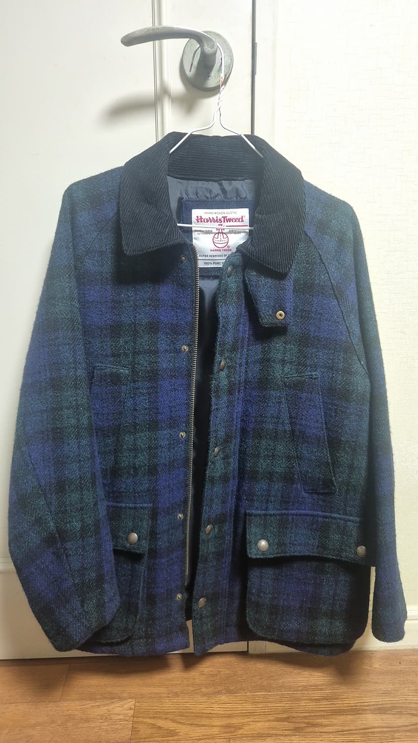 빈폴 해리스트위드 체크 필드 점퍼 95사이즈 상품이미지3