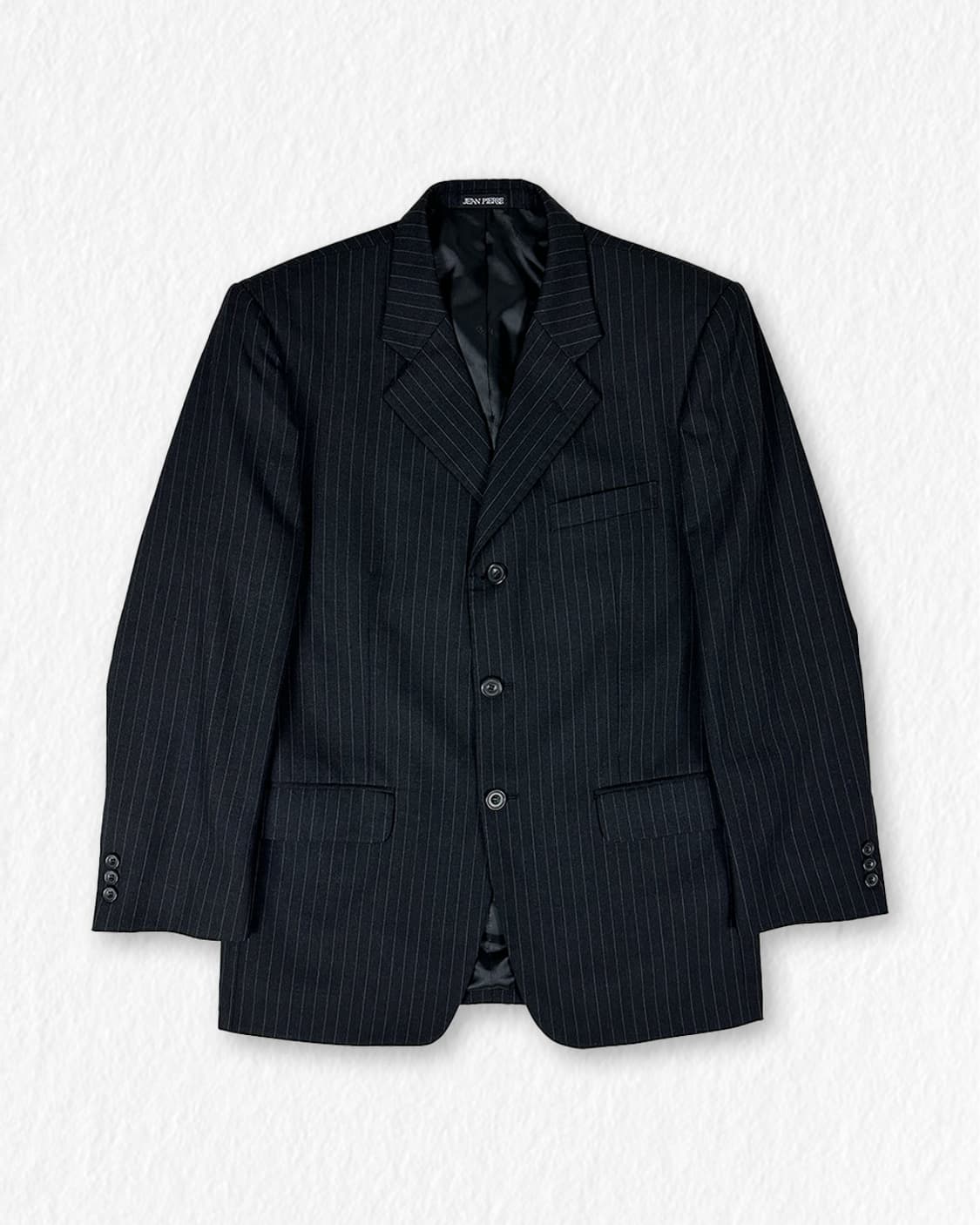 장피에르 3버튼 스트라이프 자켓 상품이미지1