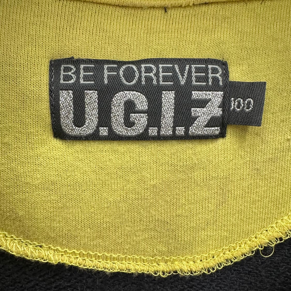 100 UGIZ 남자 y2k 레이어드 후드집업 상품이미지3