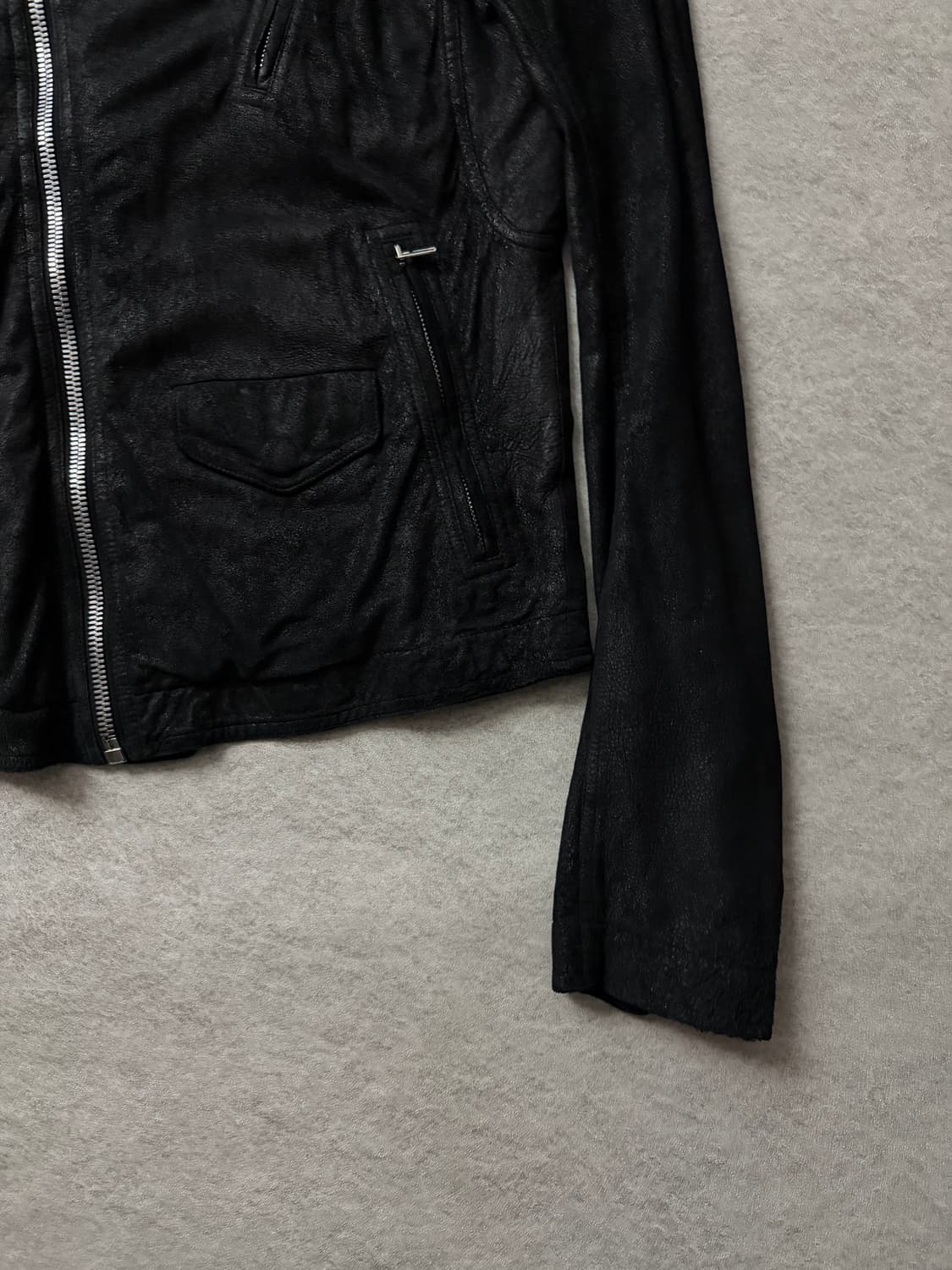 릭오웬스 바이커 스투지 램스킨 자켓 상품이미지6