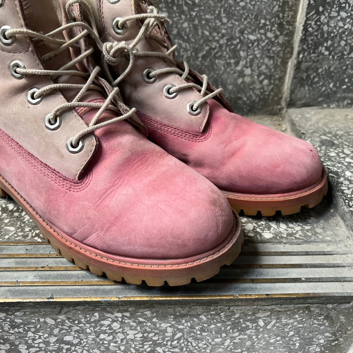 팀버랜드 6인치 클래식 프리미엄 핑크 부츠 상품이미지6