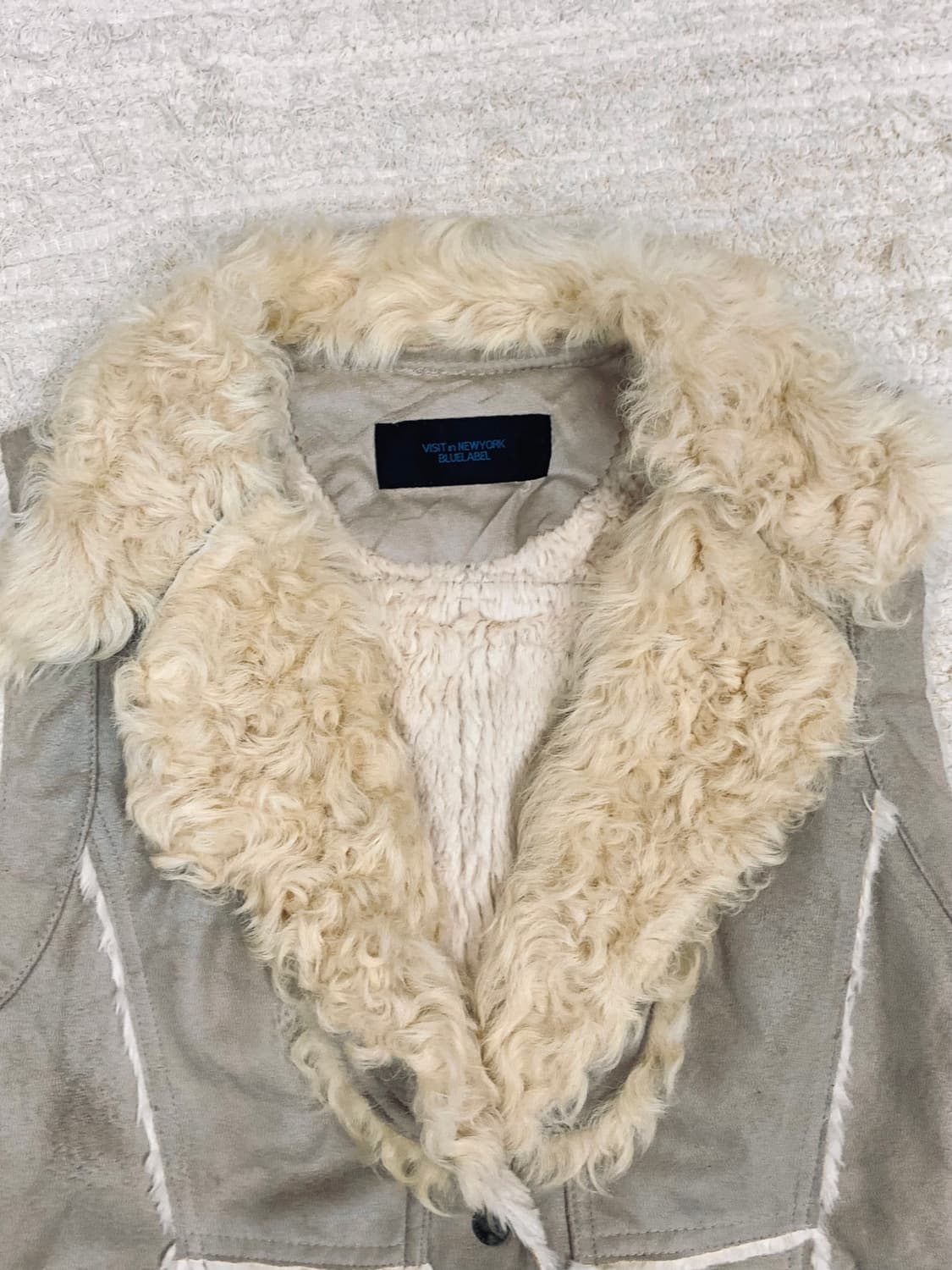 Muted Beige Mustang Vest 상품이미지3