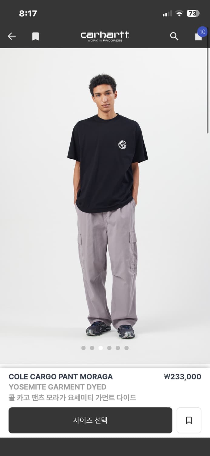 칼하트윕 콜 카고 팬츠 상품이미지1