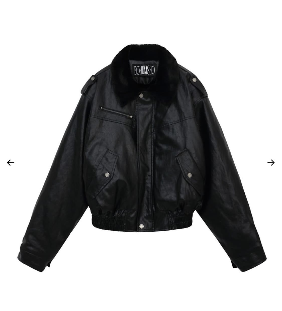 보헤미안서울 퍼 블루종 상품이미지1