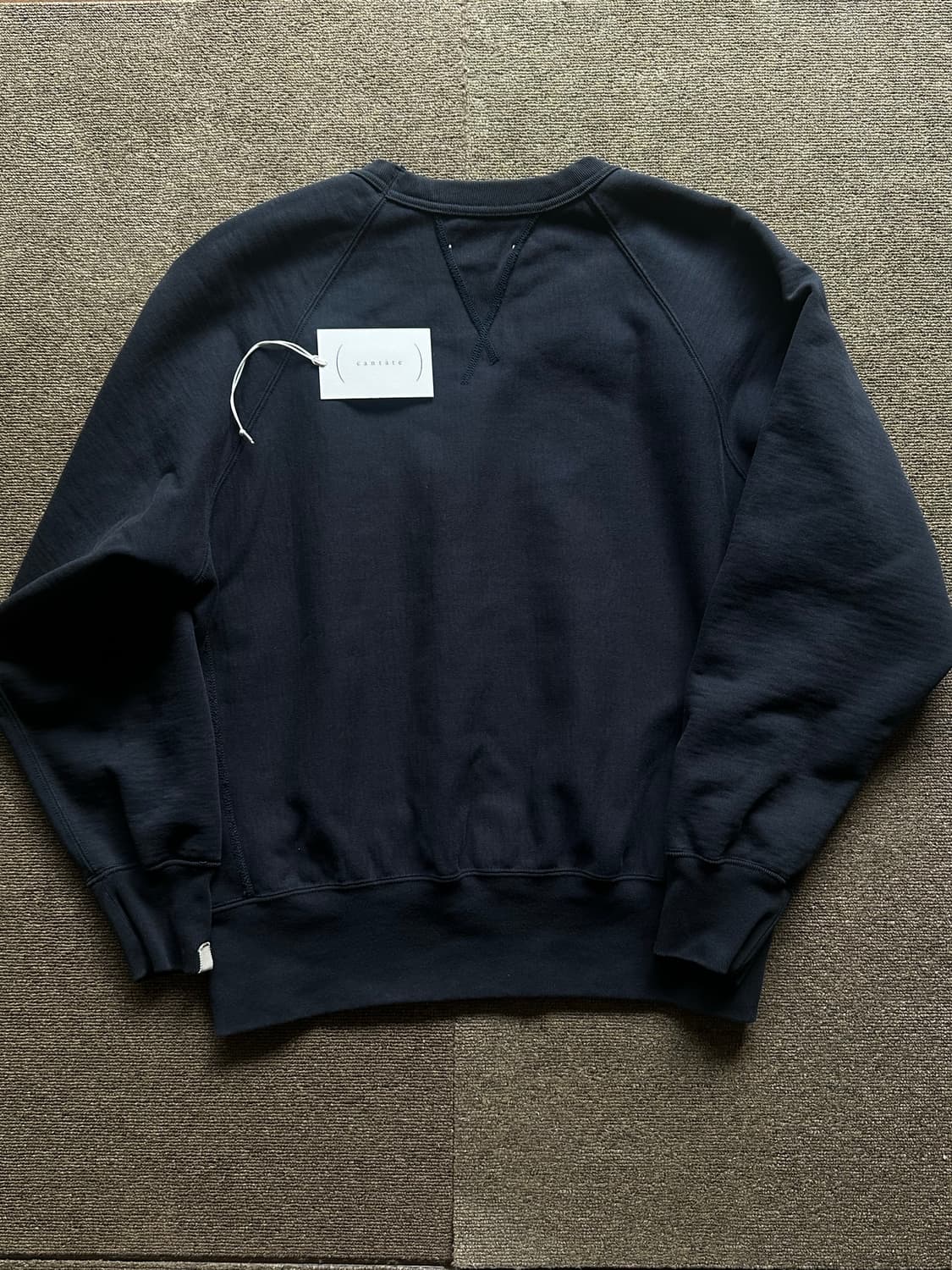 [46] cantate fluffy sweatshirt navy 상품이미지5