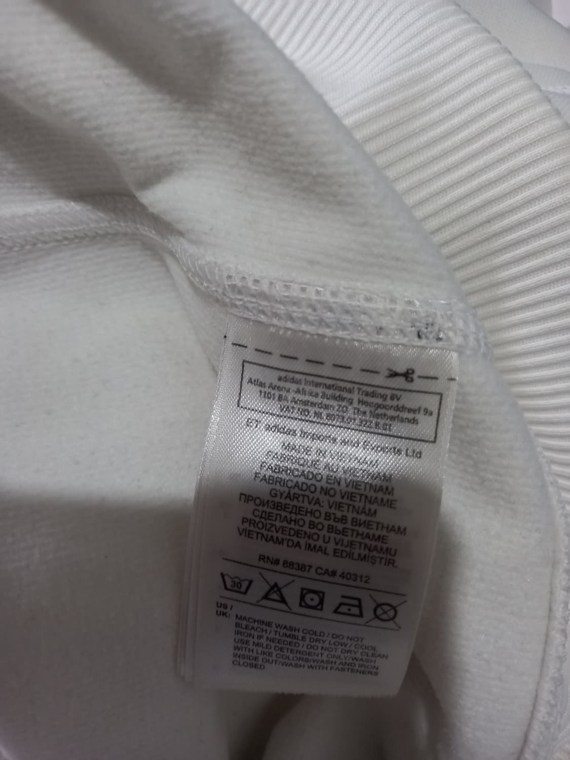 아디다스 희귀 대장급 맨유 흰빨 화이트 트랙탑 저지 져지집업 95~100 상품이미지6