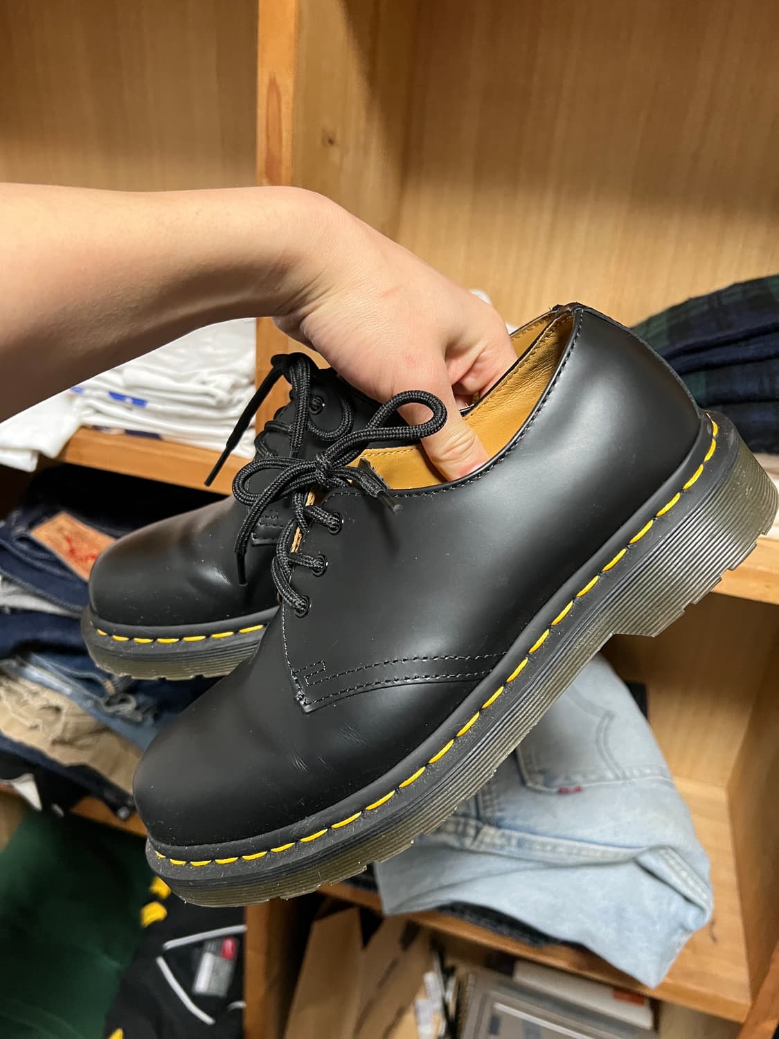 닥터마틴 1461 스무스 블랙 240 상품이미지3