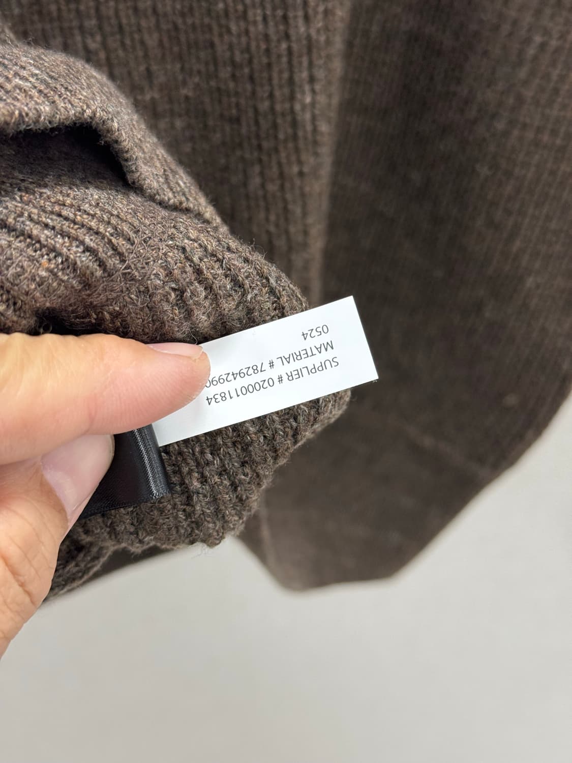 더블알엘 와플 니트 코튼 울 스웨터 / L 상품이미지6