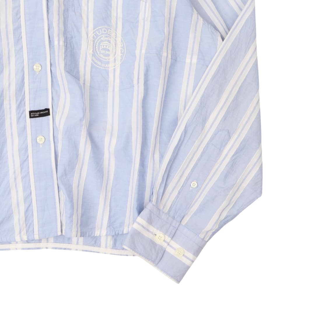 시스템 22년식 스트라이프 셔츠 상품이미지4