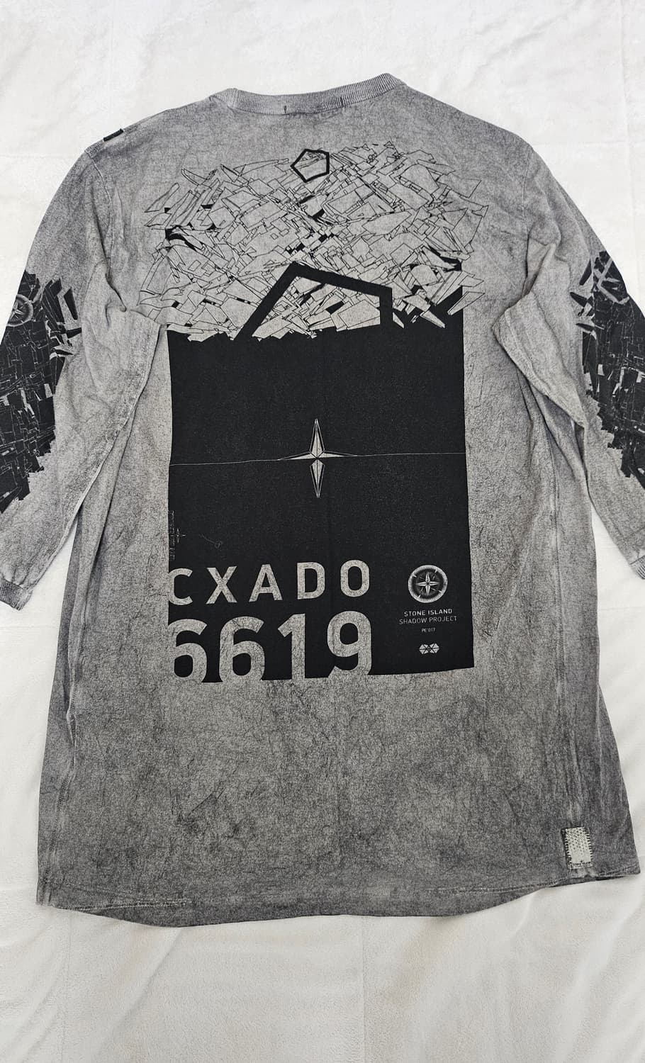 [정품/L] 스톤아일랜드 섀도우 프로젝트 17SS 마블드 이펙트 롱슬리브 상품이미지2