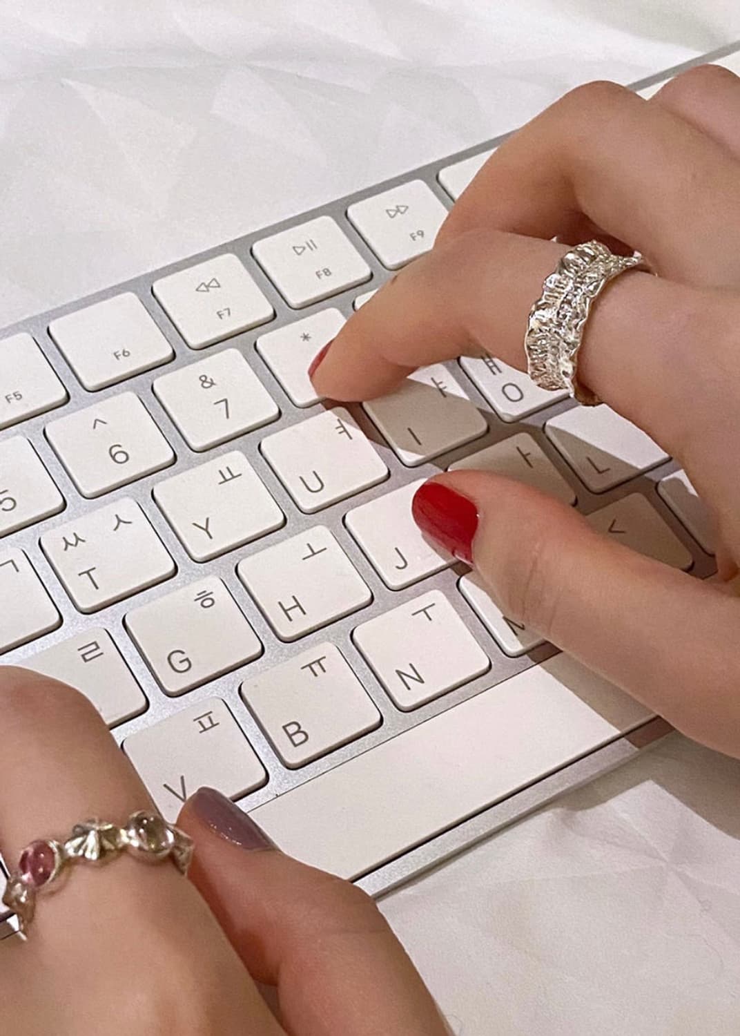 (Silver925)다니 레이스 링 12.5호 실버 반지 은반지 상품이미지8