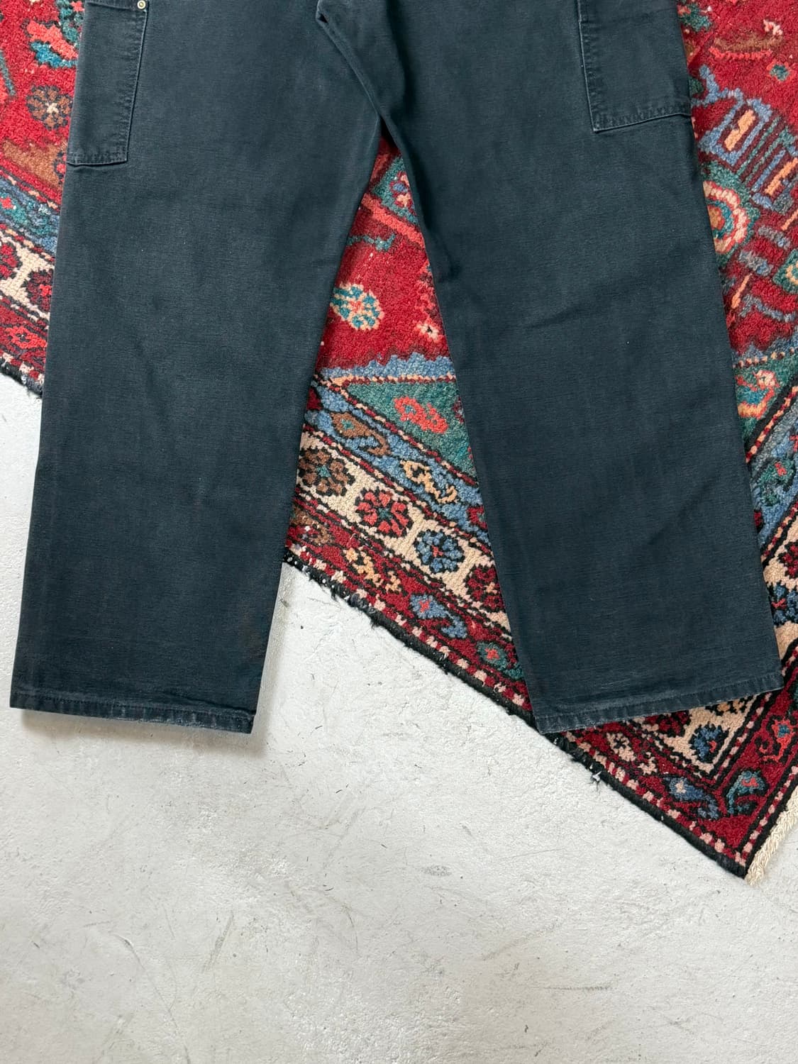 OG 칼하트 B136 더블니 팬츠 칼하트 썩블니 블랙 상품이미지8