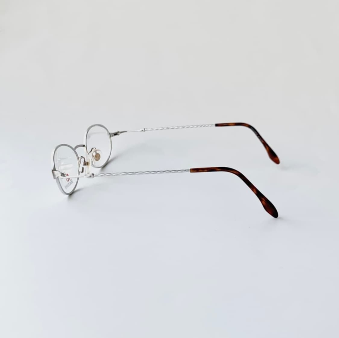데드스탁 실버 오벌 유니크한 빈티지 안경테 1739 상품이미지4