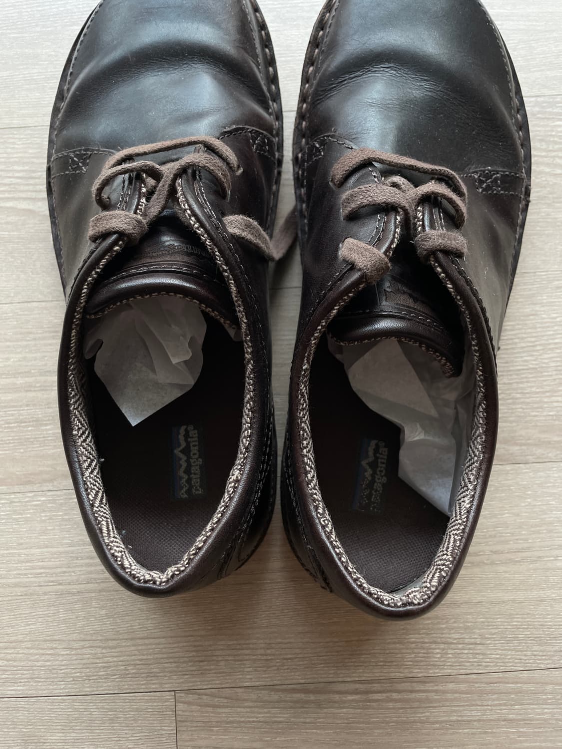 파타고니아 loulu 룰루 레더 슈즈 벨벳 브라운 상품이미지4