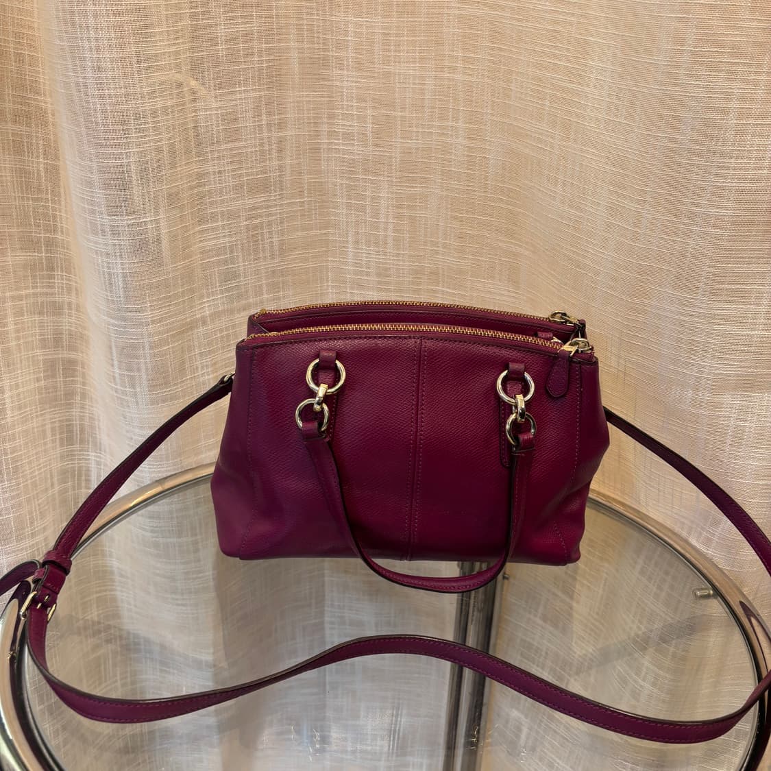 정품 코치 가죽 토트백 크로스백     상품이미지5