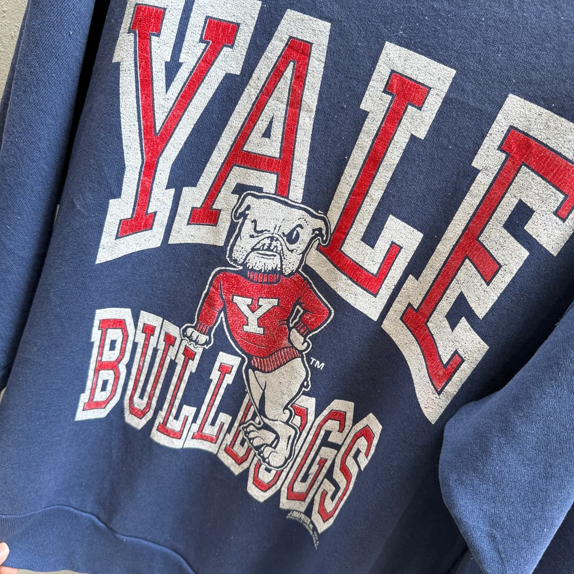90s yale bulldog 스웻 상품이미지3
