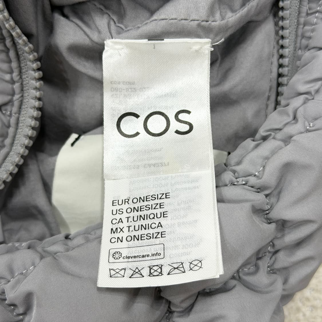 COS 코스 퀼티드 구름 미니백 그레이 가방 상품이미지6