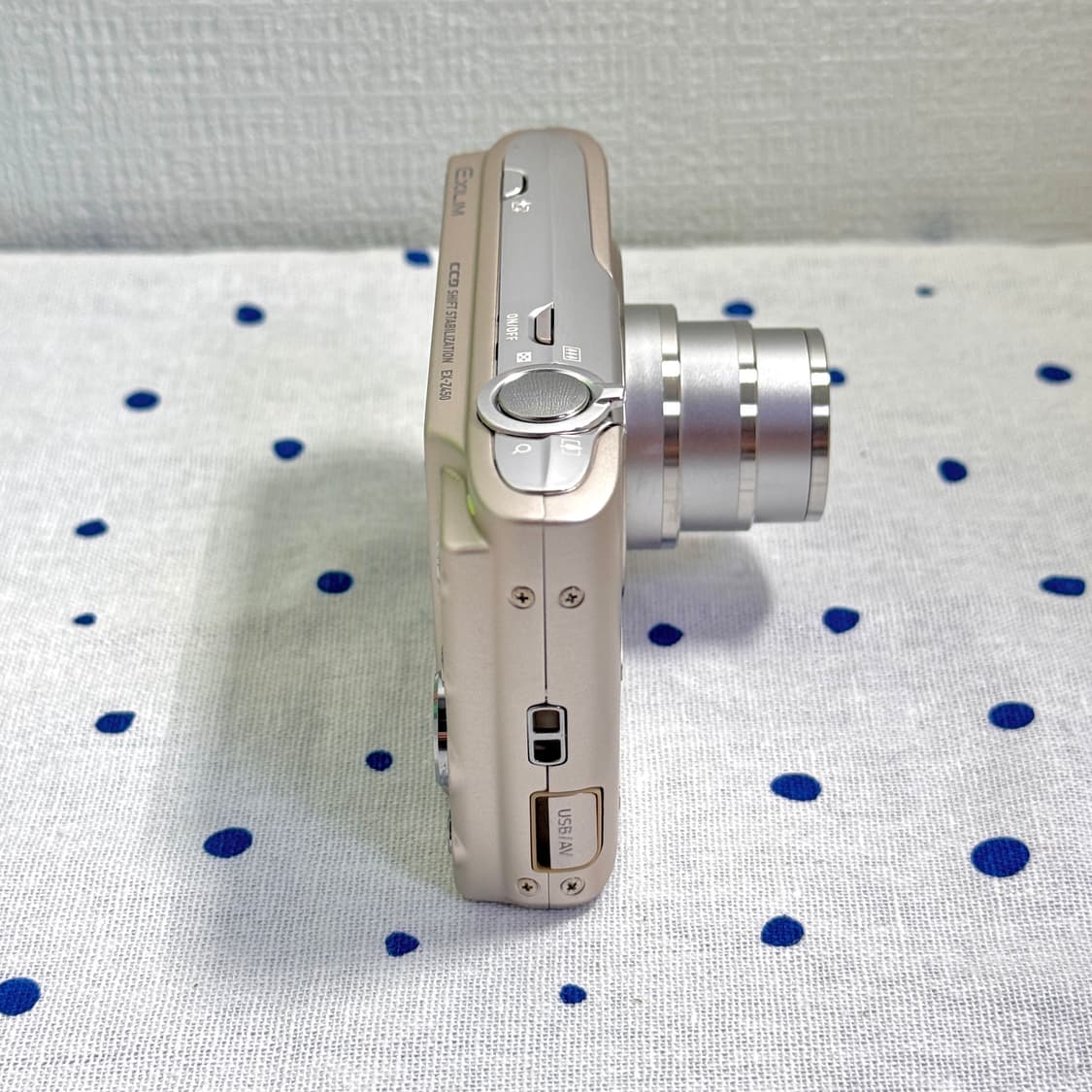 카시오 엑슬림 EX-Z450 샴페인 실버 빈티지디카 상품이미지5