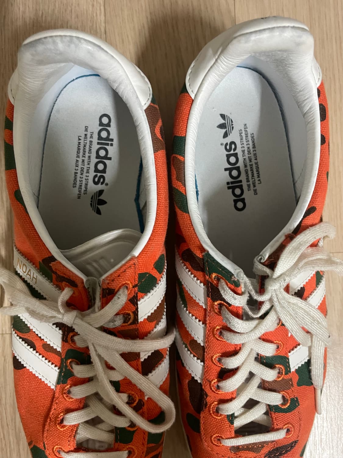 Adidas x Noah Gazelle OG Orange Camo 상품이미지3