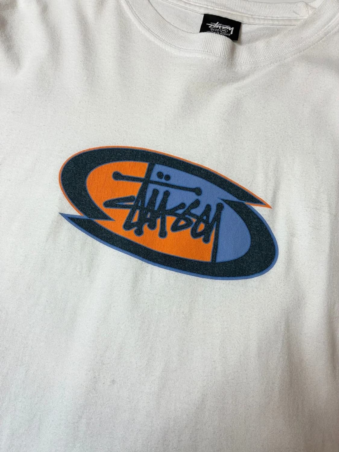 스투시 스플릿 로고 프린팅 반팔 티셔츠 PN8641 상품이미지4