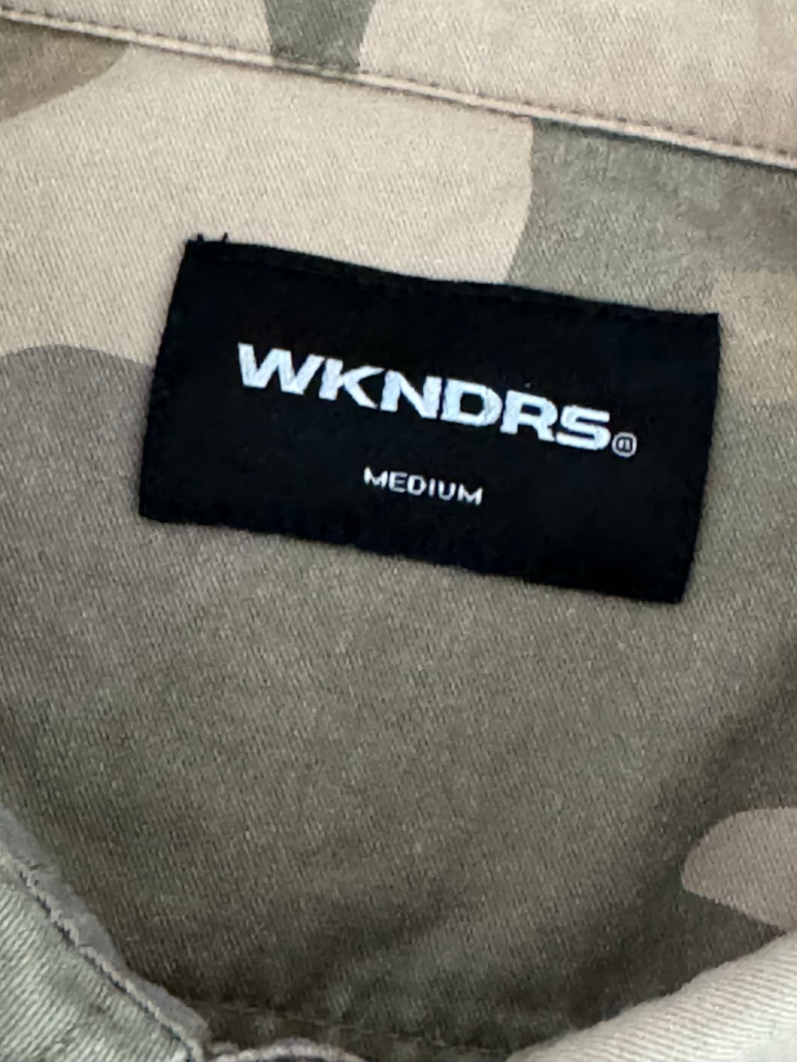 위캔더스 카모 셔츠 상품이미지4