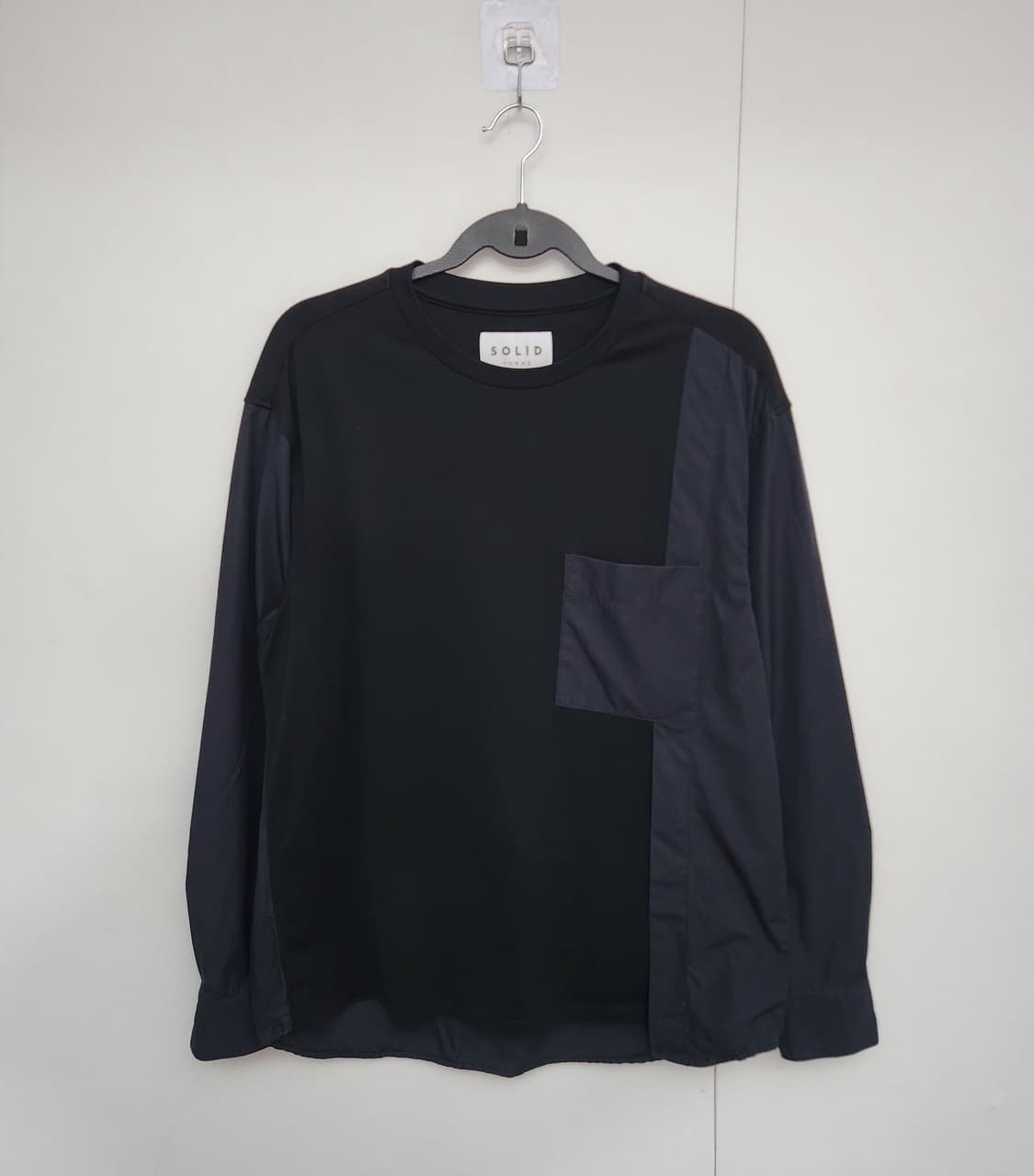 솔리드옴므 105 긴팔티 맨투맨 티셔츠 상품이미지1