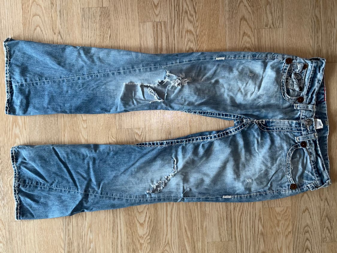 TrueReligion 데님 찢청 상품이미지3