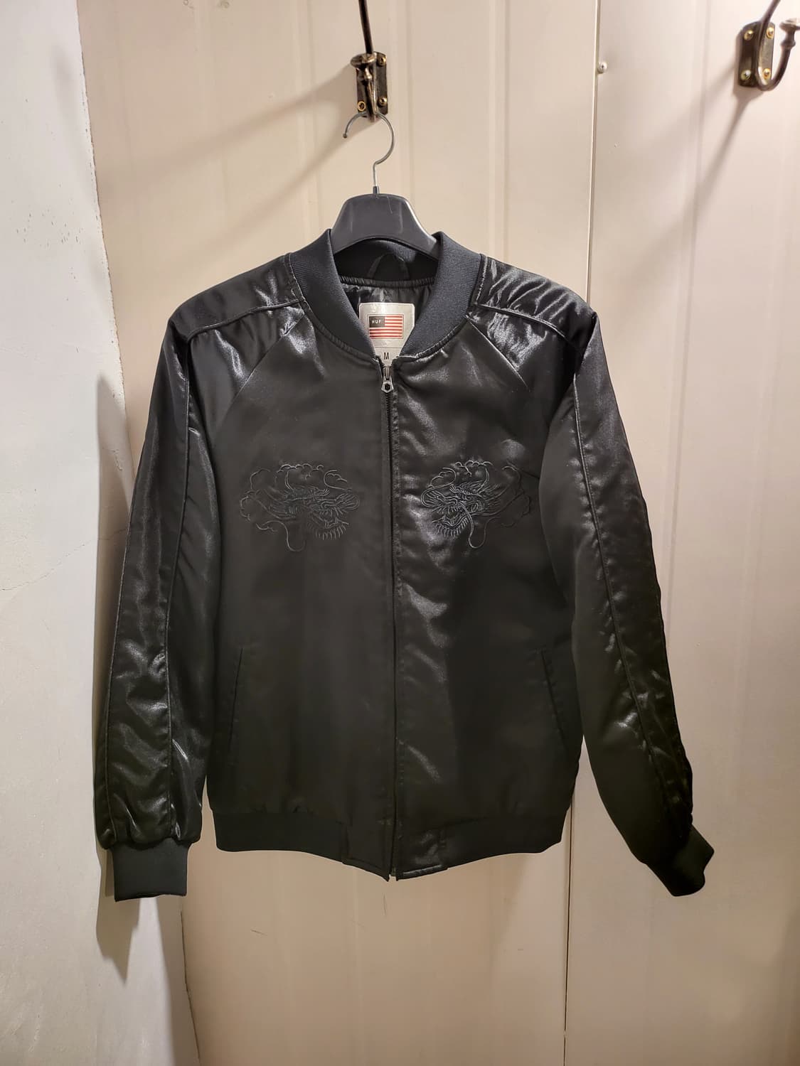 [M]HUF x thrasher 스카쟌 봄버 자켓 상품이미지1