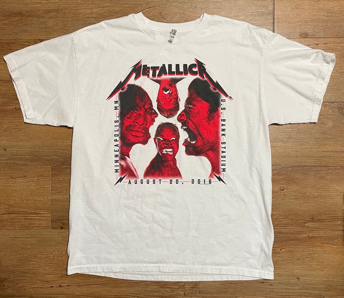 메탈리카 월드와이어드 투어 티셔츠 상품이미지1