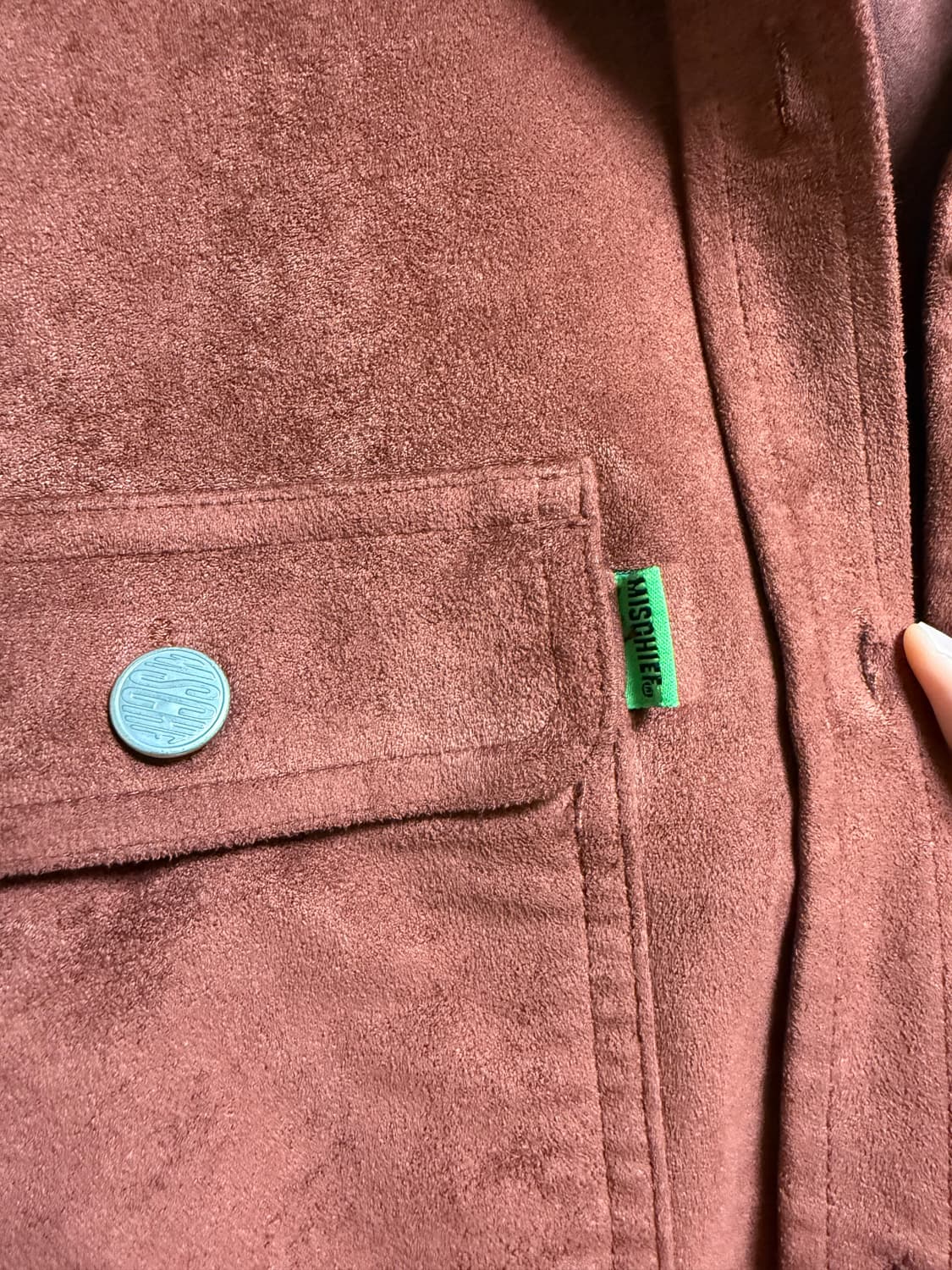 미스치프 스웨이드 셔츠 상품이미지3