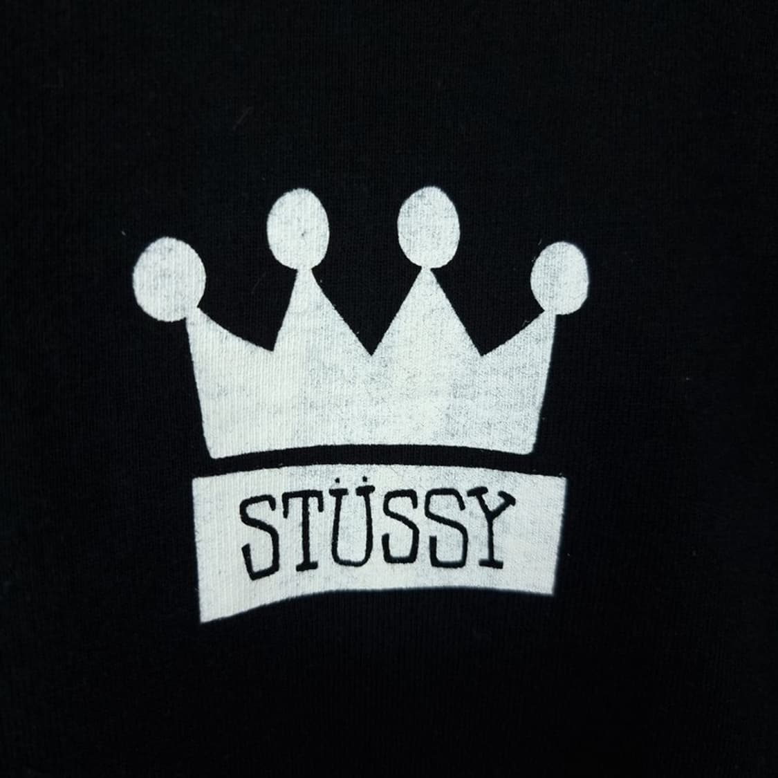 [스투시] 킹 그래픽 프린팅 반팔 원피스 블랙 P01631 상품이미지6