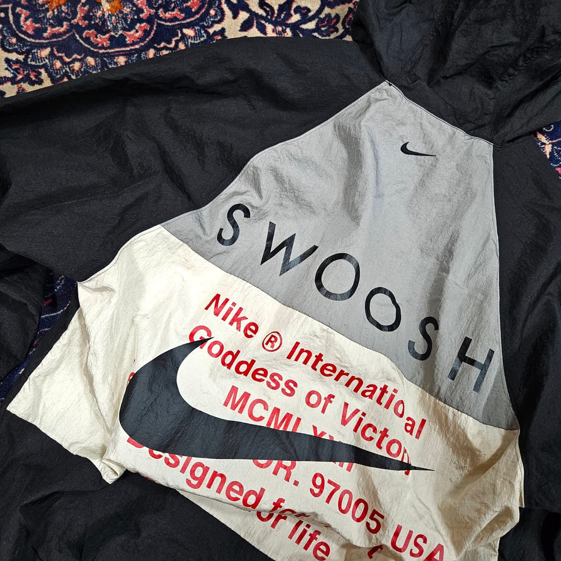 나이키(Nike) NSW 더블 스우시 우븐 바람막이 자켓  상품이미지3