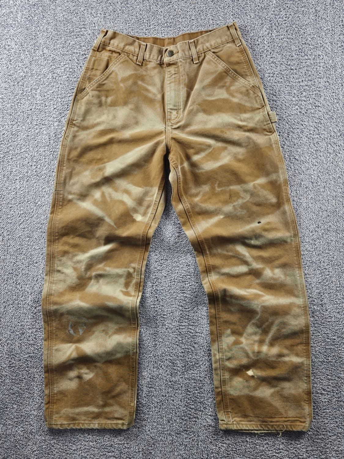 칼하트 다잉커스텀 덕 캔버스 카펜터 워크 팬츠 (32X32)/ 11059 상품이미지1