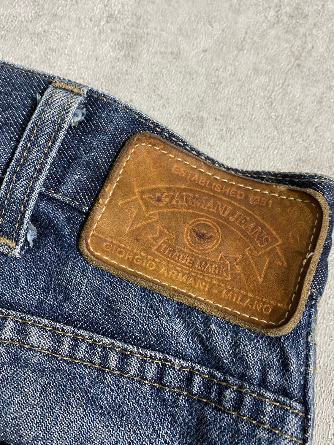[32] 90s Armani Jeans 아르마니진스 카펜터 데님팬츠 상품이미지3